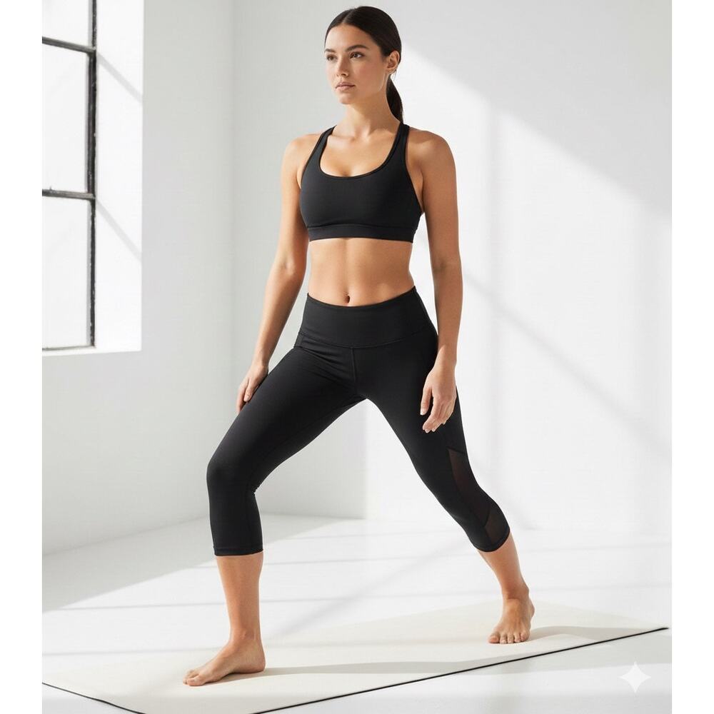 Lululemon Wunder Under High-Rise Tight 28" Mesh Luxtreme Black Size 12